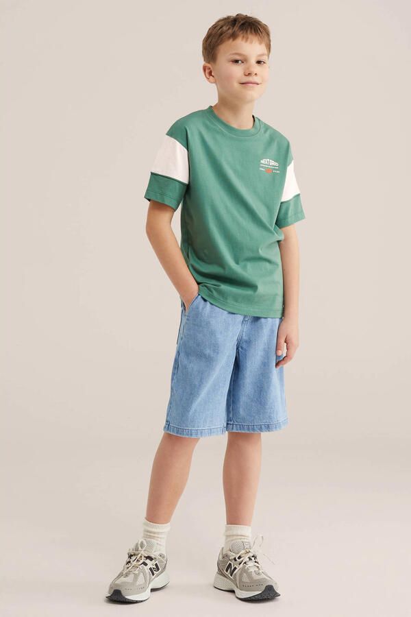 WE Fashion T-shirt groen - Foto 2
