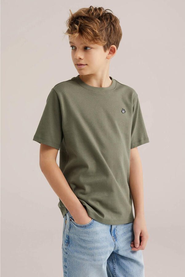 WE Fashion T-shirt kaki