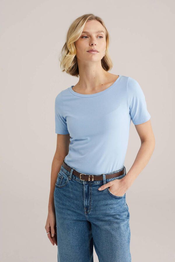 WE Fashion T-shirt lichtblauw