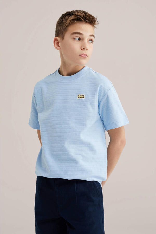 WE Fashion T-shirt lichtblauw