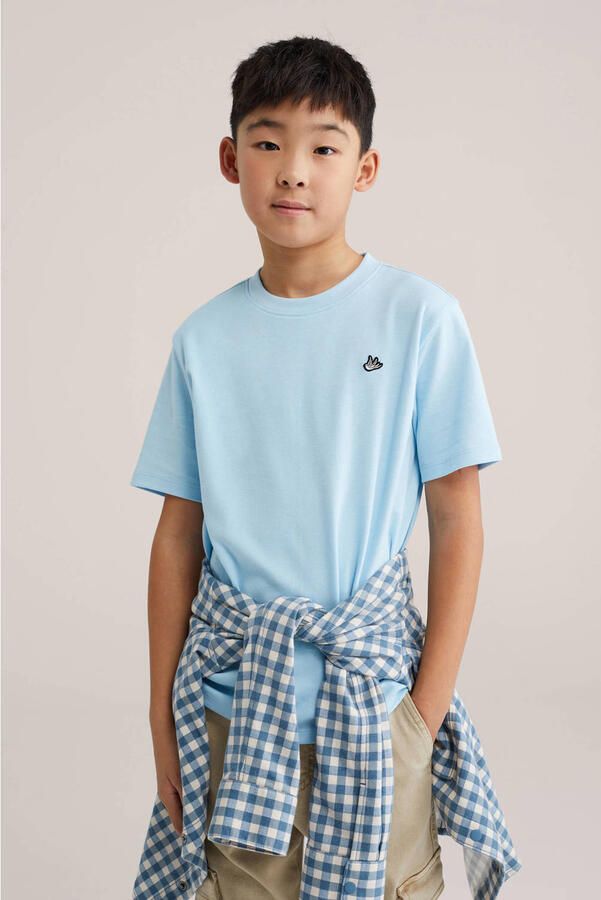WE Fashion T-shirt lichtblauw