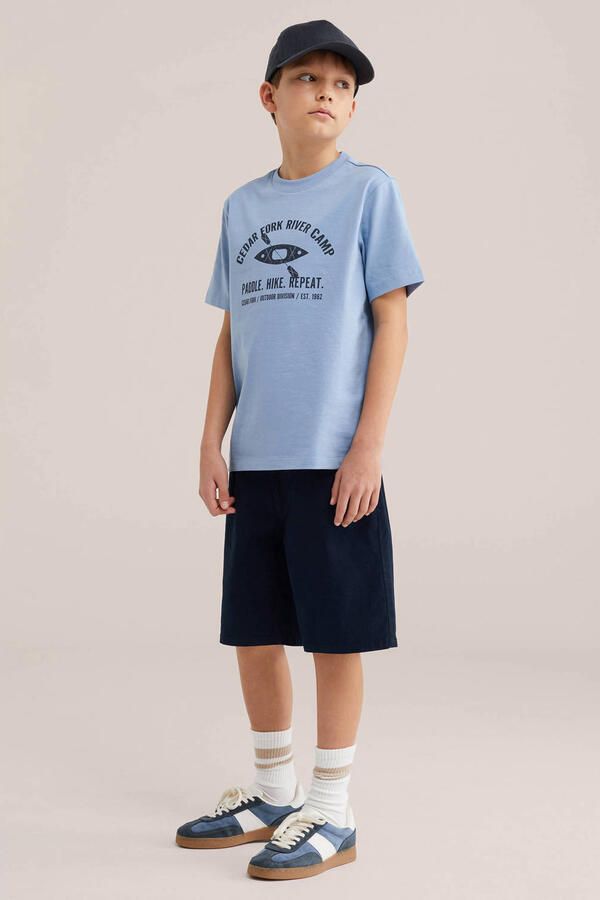 WE Fashion T-shirt lichtblauw - Foto 3