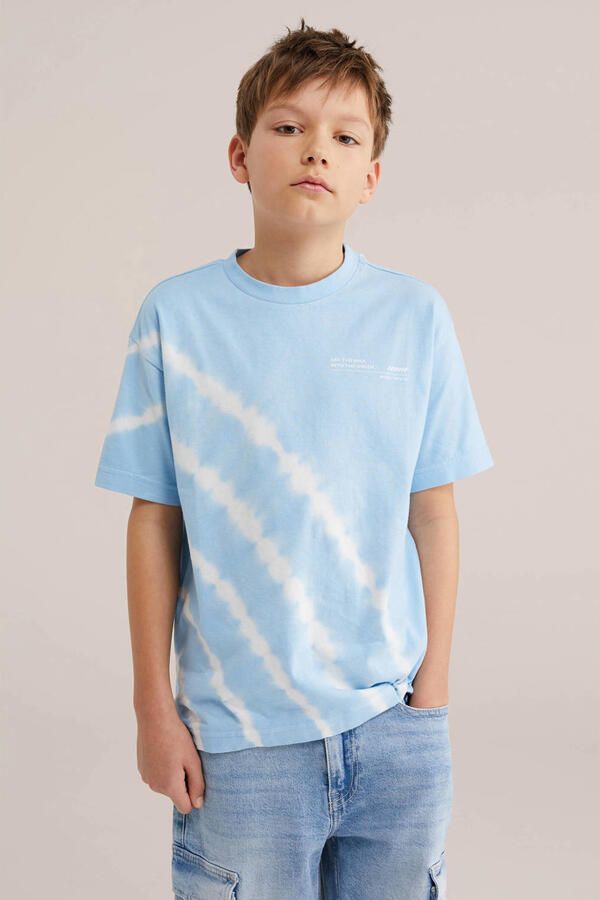 WE Fashion T-shirt lichtblauw