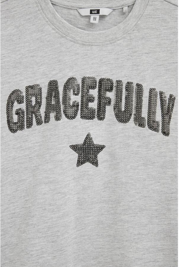 WE Fashion T-shirt lichtgrijs - Foto 3