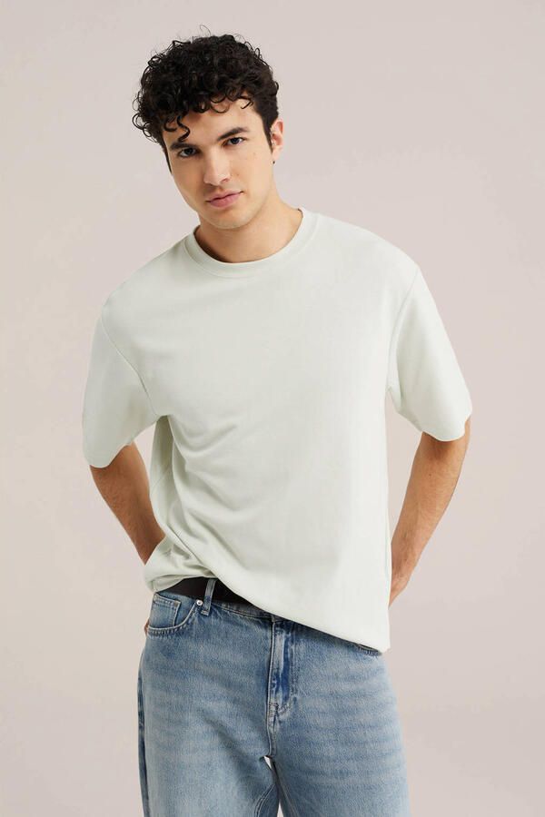 WE Fashion T-shirt lichtgroen