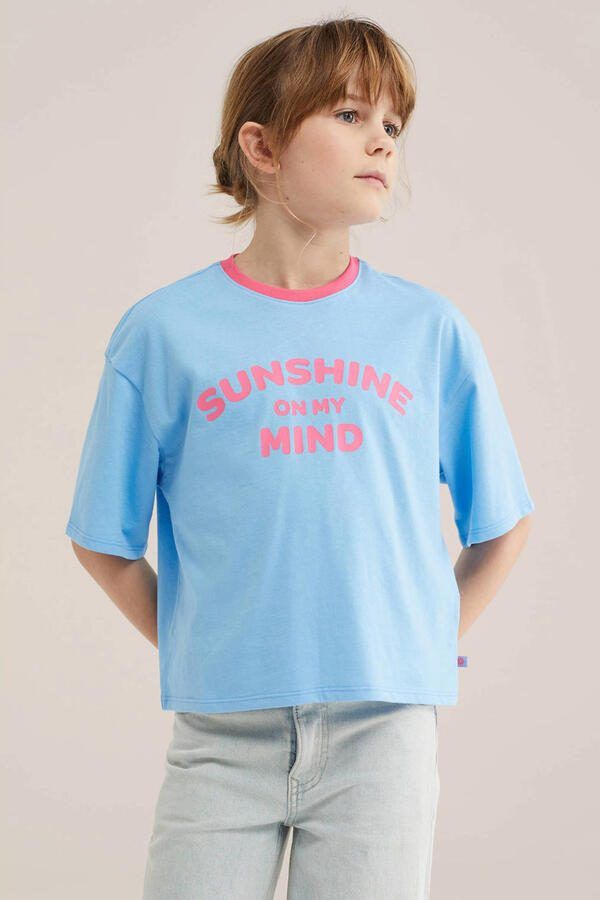 WE Fashion T-shirt lichtgroen