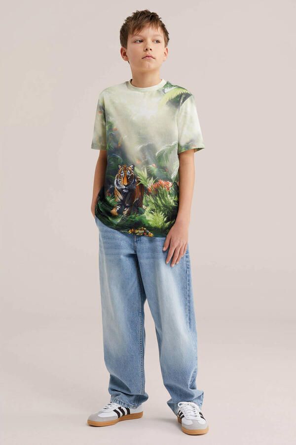 WE Fashion T-shirt lichtgroen - Foto 2