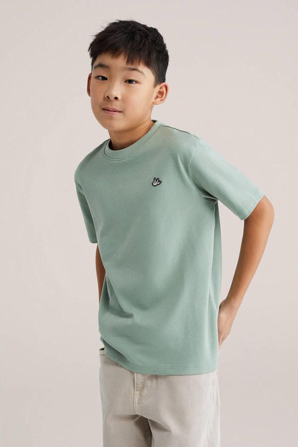WE Fashion T-shirt lichtgroen