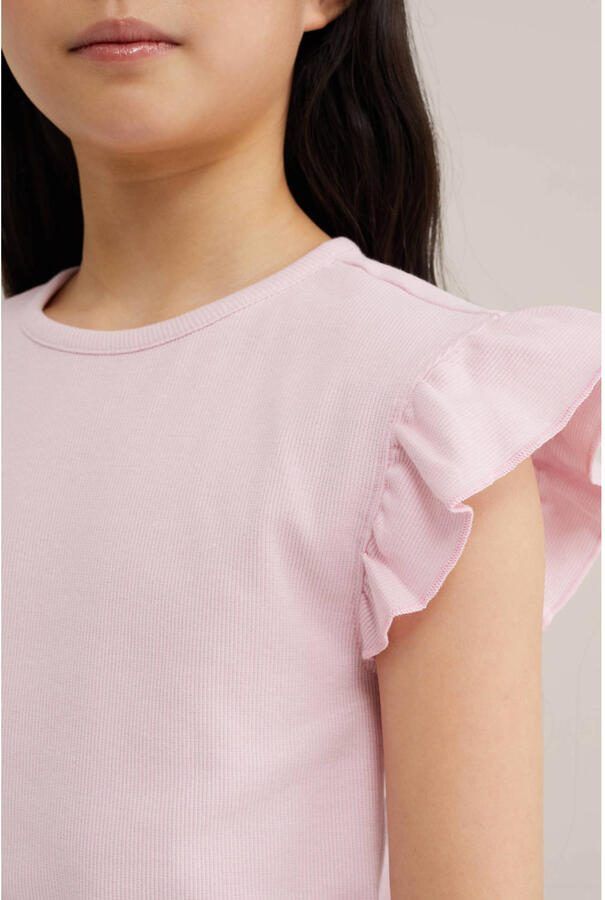 WE Fashion T-shirt lichtroze - Foto 2