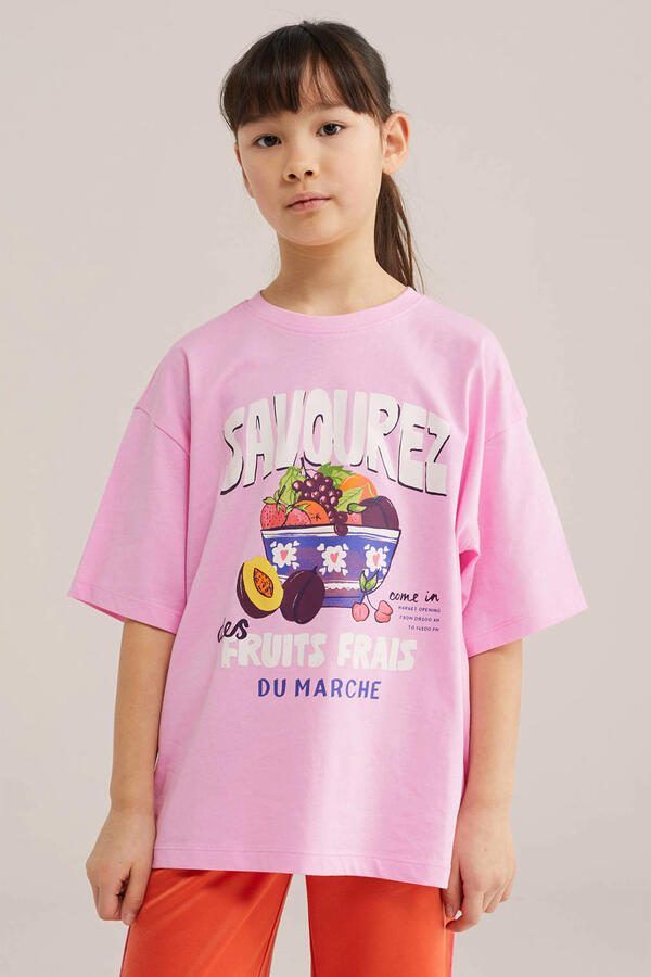 WE Fashion T-shirt lichtroze