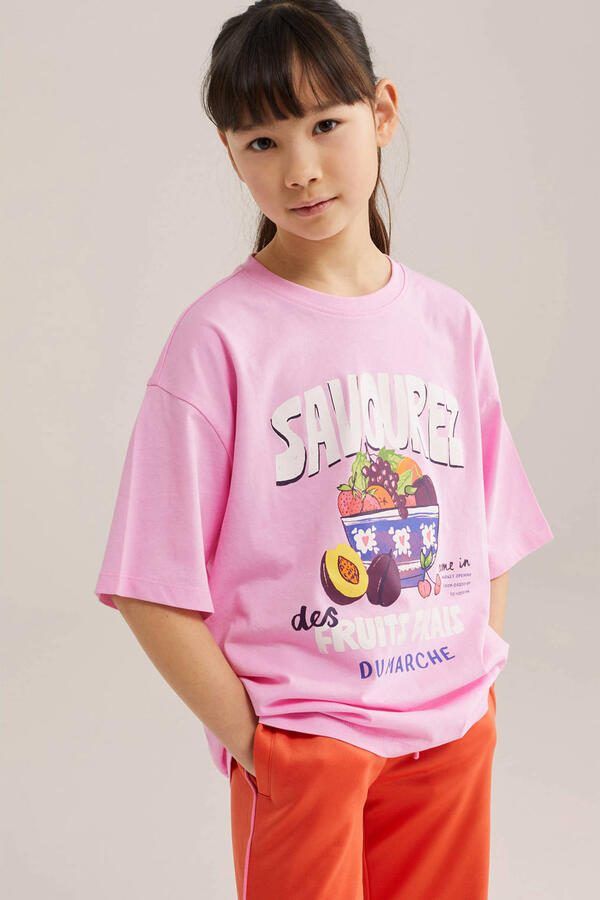 WE Fashion T-shirt lichtroze - Foto 2