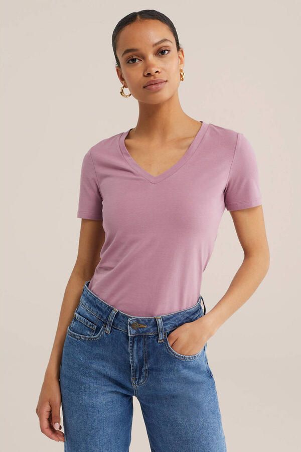WE Fashion T-shirt lichtroze