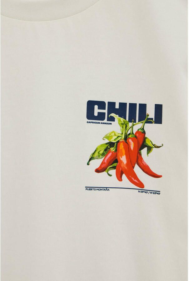 WE Fashion T-shirt met backprint ecru - Foto 2