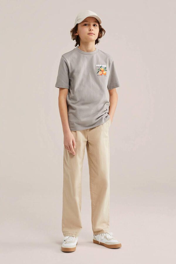 WE Fashion T-shirt met backprint grijs - Foto 2