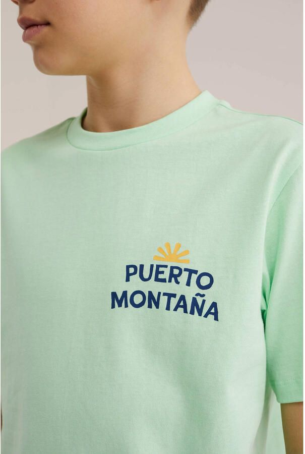 WE Fashion T-shirt met backprint lichtgroen - Foto 2