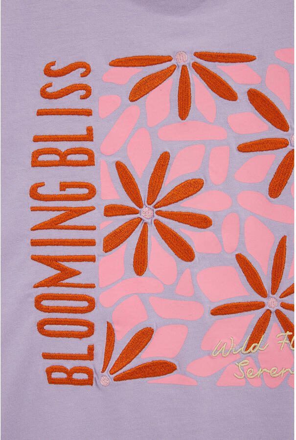 WE Fashion T-shirt met backprint lila - Foto 2