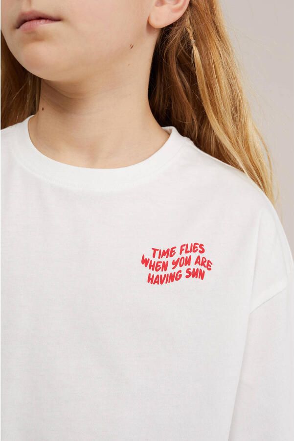 WE Fashion T-shirt met backprint wit - Foto 2