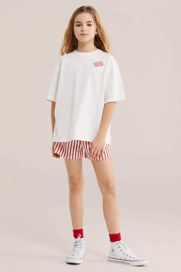 WE Fashion T-shirt met backprint wit - Foto 3