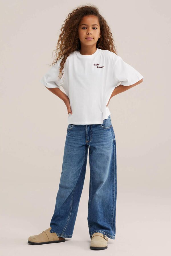 WE Fashion T-shirt met backprint wit - Foto 3