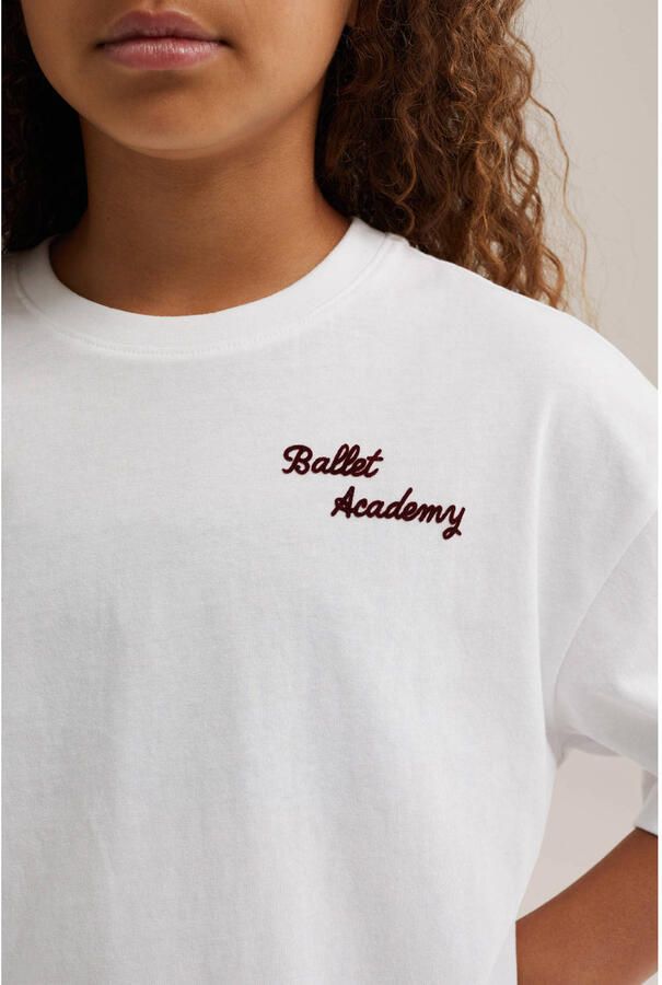 WE Fashion T-shirt met backprint wit - Foto 2