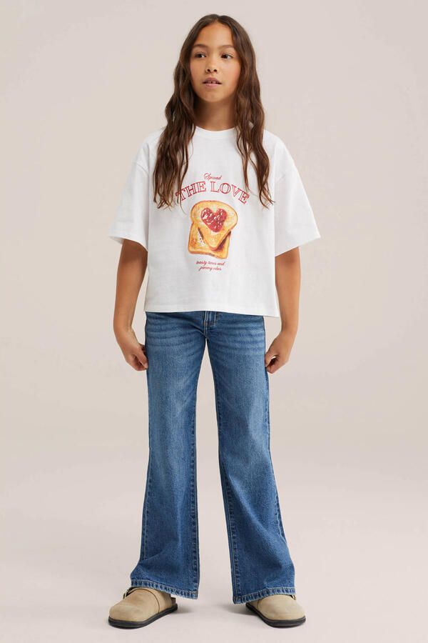 WE Fashion T-shirt met print wit - Foto 2
