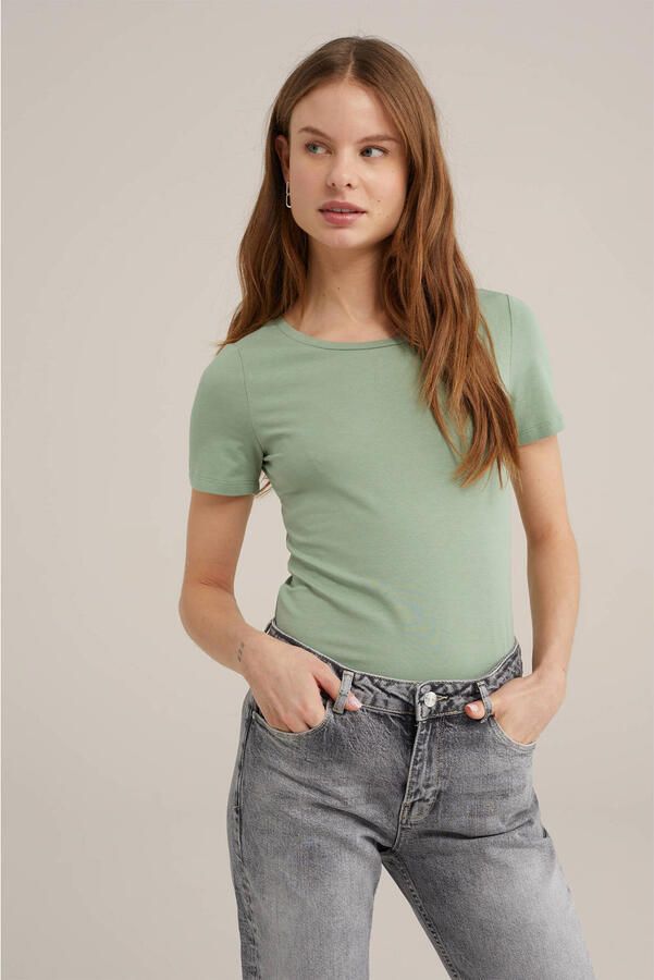 WE Fashion T-shirt mintgroen