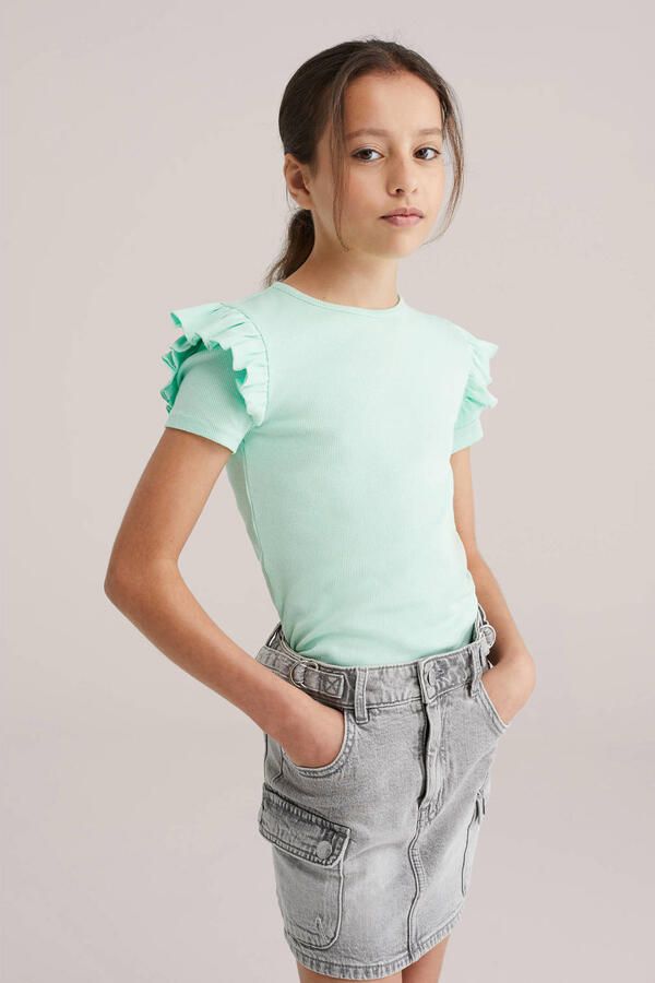 WE Fashion T-shirt mintgroen