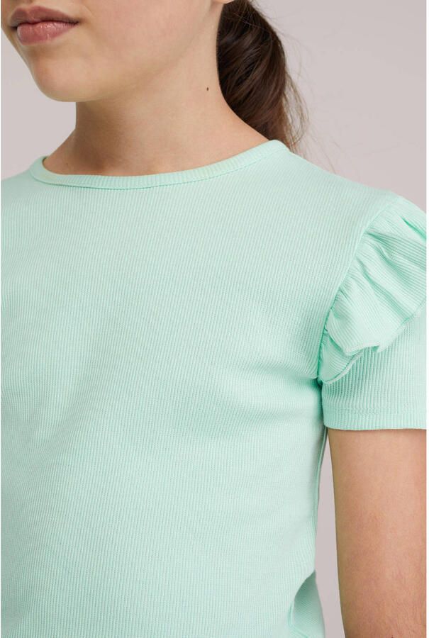 WE Fashion T-shirt mintgroen - Foto 2