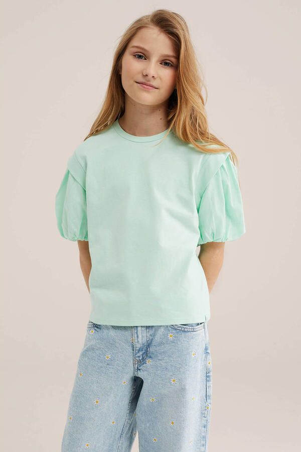 WE Fashion T-shirt mintgroen