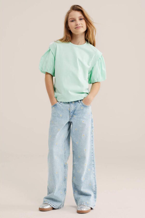 WE Fashion T-shirt mintgroen - Foto 3