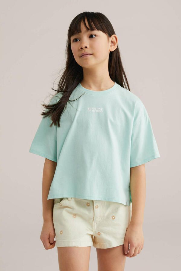 WE Fashion T-shirt mintgroen