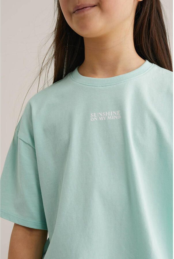 WE Fashion T-shirt mintgroen - Foto 2