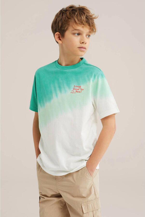 WE Fashion T-shirt mintgroen