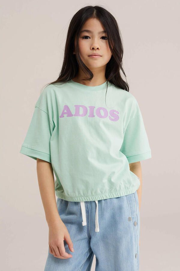 WE Fashion T-shirt mintgroen