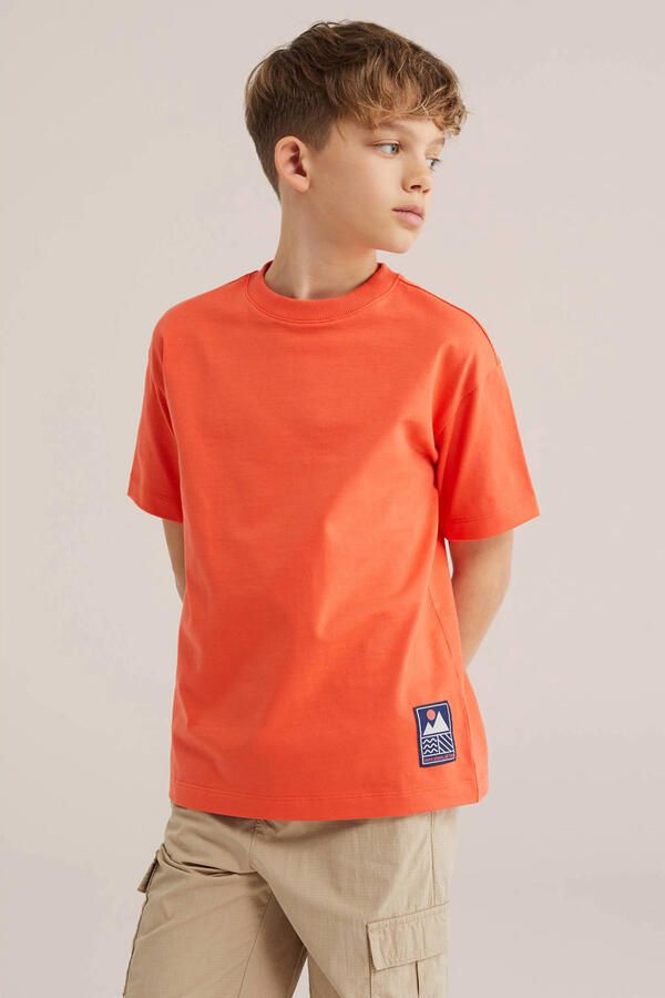 WE Fashion T-shirt oranje