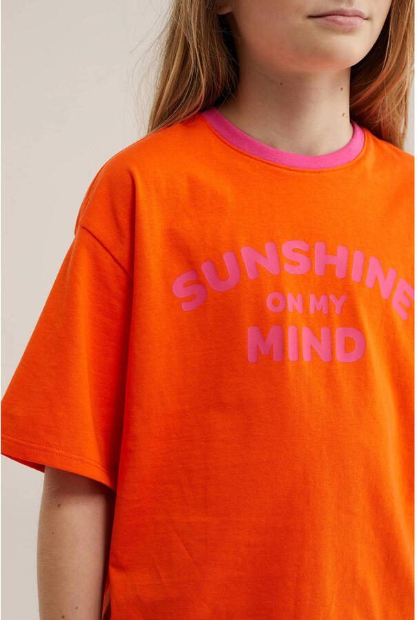 WE Fashion T-shirt oranje - Foto 2