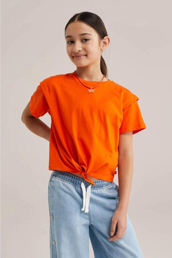 WE Fashion T-shirt oranje