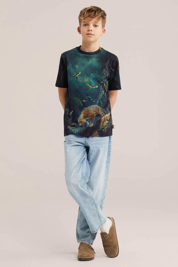 WE Fashion T-shirt petrol - Foto 3