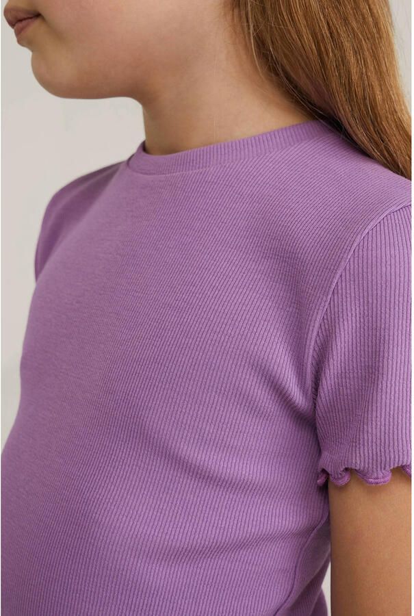 WE Fashion T-shirt rib gebreid - Foto 2