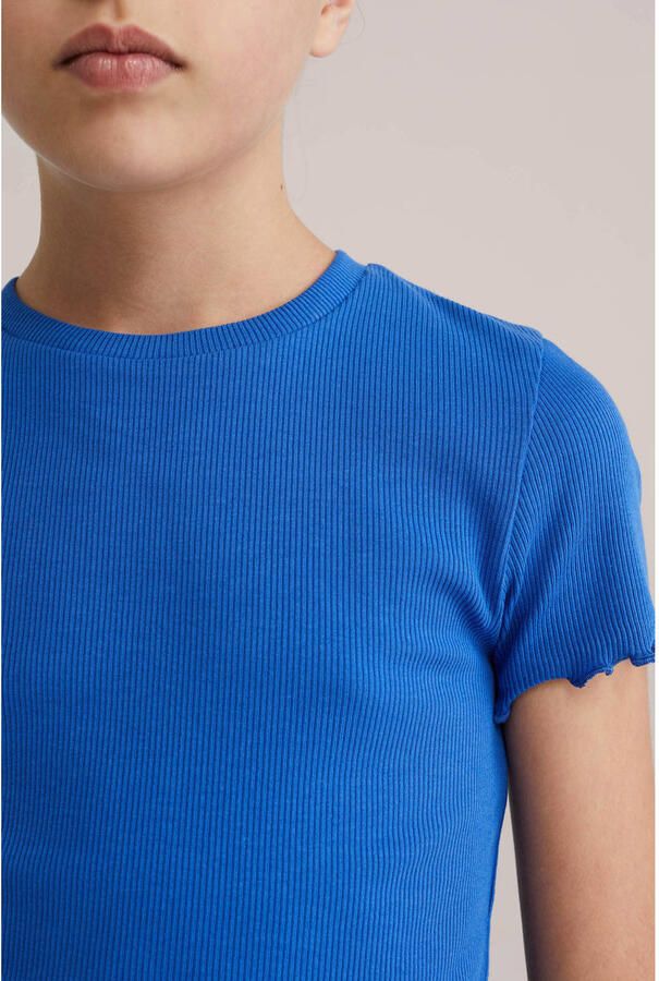 WE Fashion T-shirt rib gebreid - Foto 2