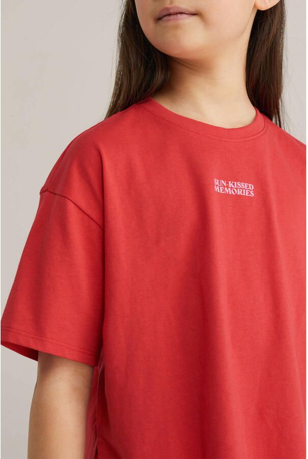 WE Fashion T-shirt rood - Foto 2
