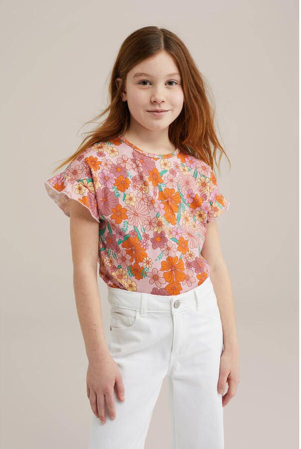 WE Fashion T-shirt roze - Foto 1