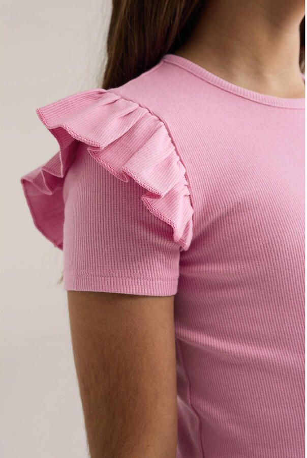 WE Fashion T-shirt roze - Foto 2