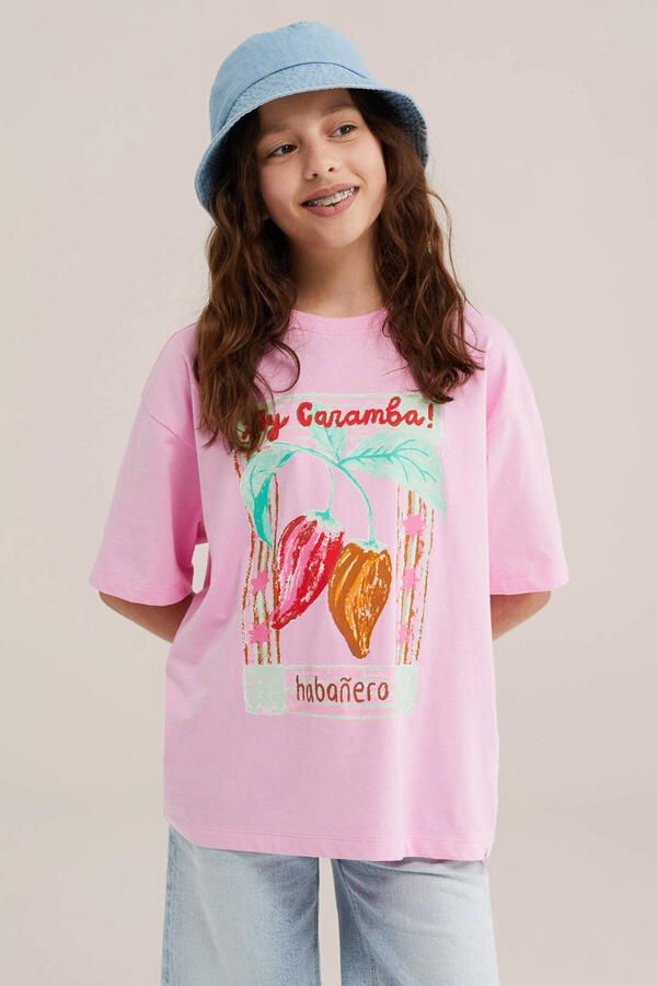 WE Fashion T-shirt roze