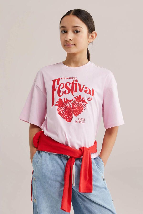 WE Fashion T-shirt roze