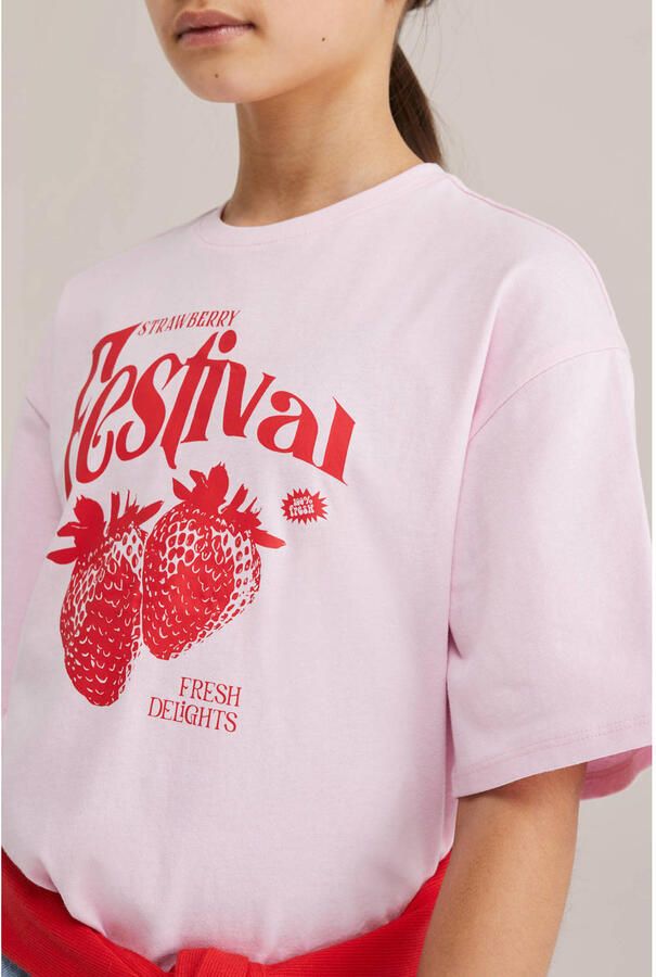 WE Fashion T-shirt roze - Foto 2
