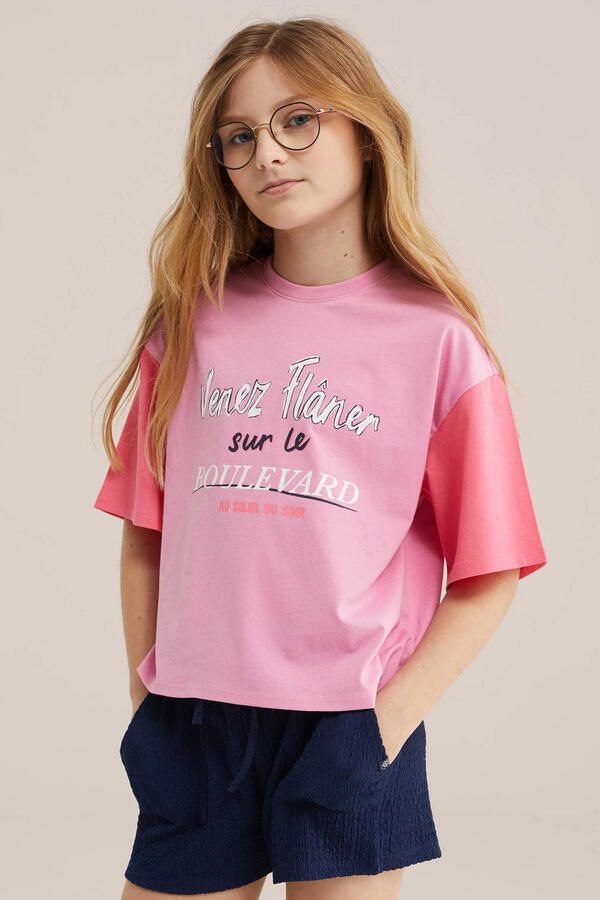 WE Fashion T-shirt roze