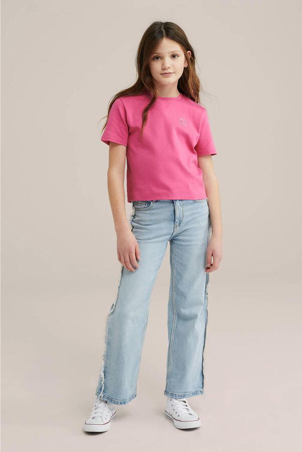 WE Fashion T-shirt (set van 2) roze - Foto 2