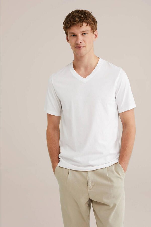 WE Fashion regular T-shirt wit