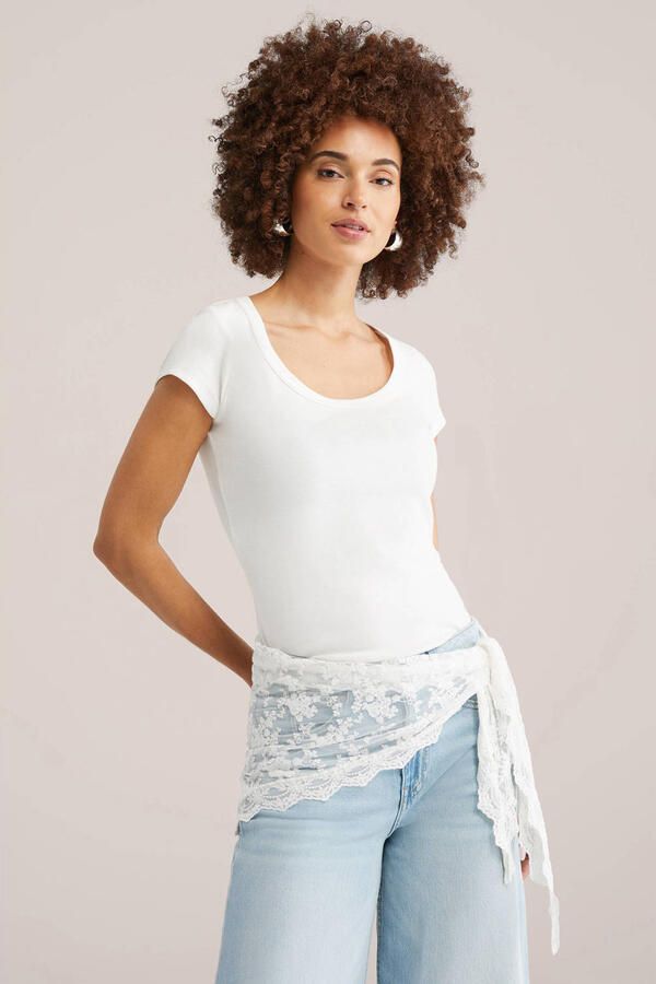 WE Fashion T-shirt wit